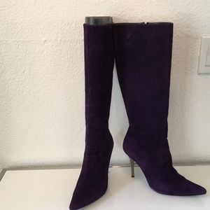 Stuart Weizmann suede  tall boots